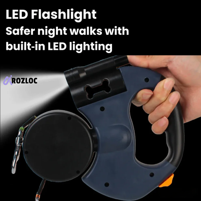 Retractable Dual Leash for Walking Two Pets