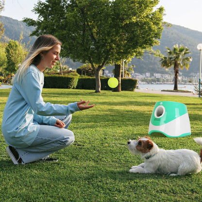 Automatic Dog Ball Launcher with Tennis Balls