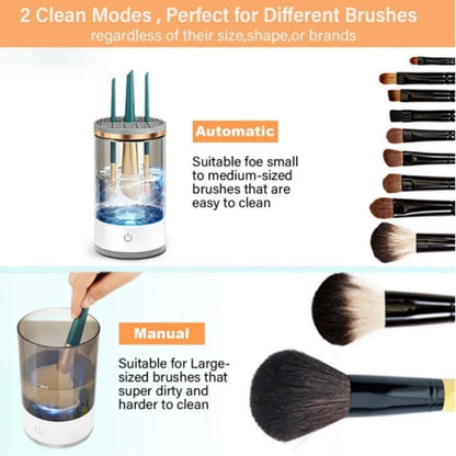 USB Rechargeable Electric Makeup Brush Cleaner