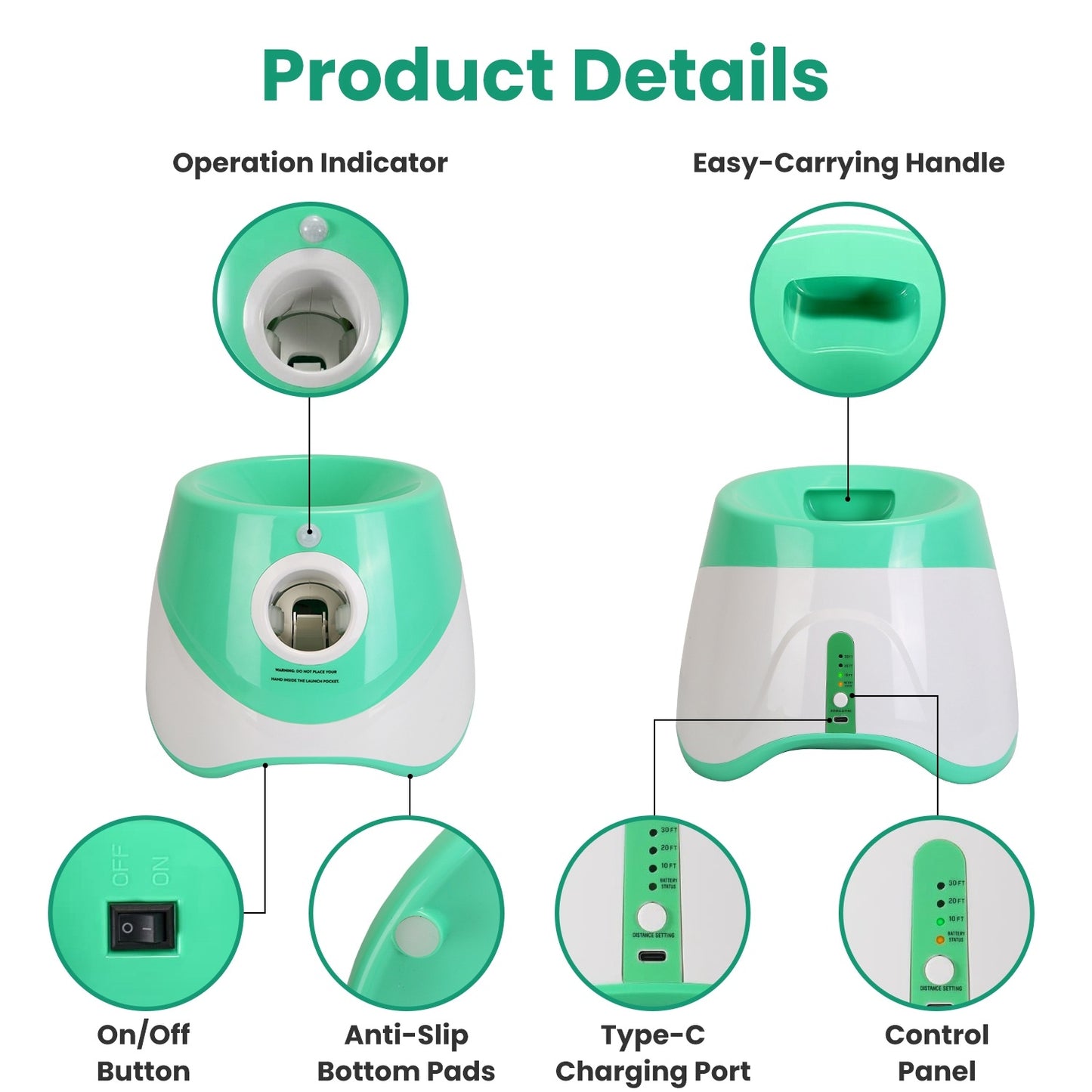 Automatic Dog Ball Launcher with Tennis Balls