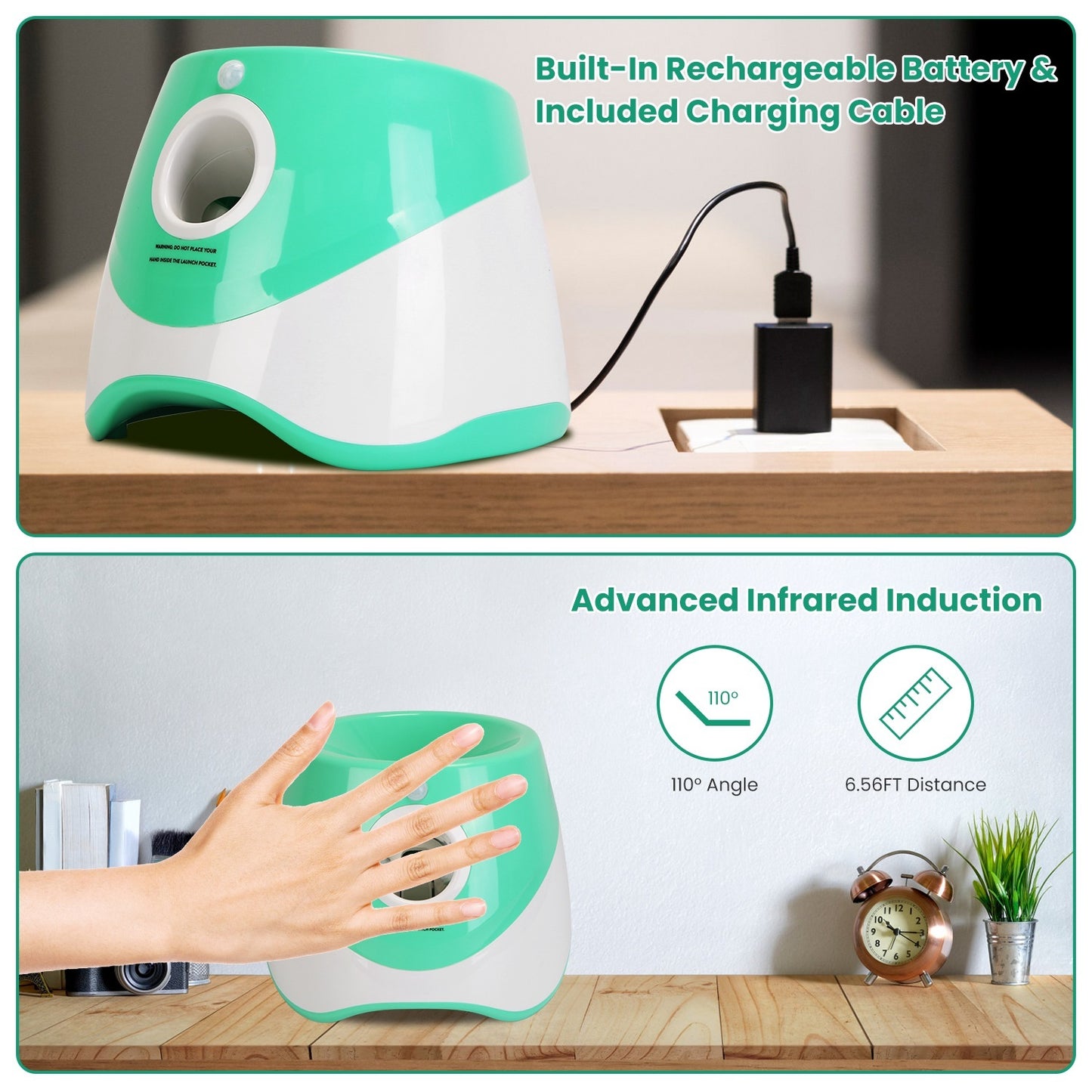 Automatic Dog Ball Launcher with Tennis Balls