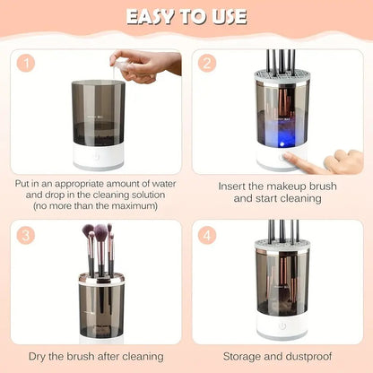 USB Rechargeable Electric Makeup Brush Cleaner