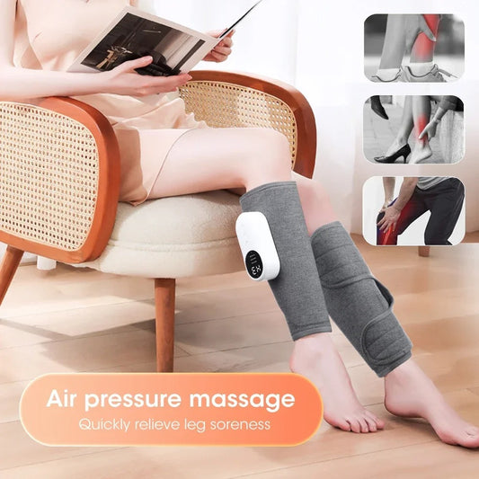 Airbag Leg Massager with Heat & Vibration